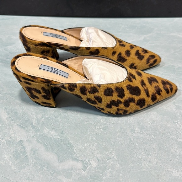 Prada Mules in Leopard Print - Picture 7 of 15